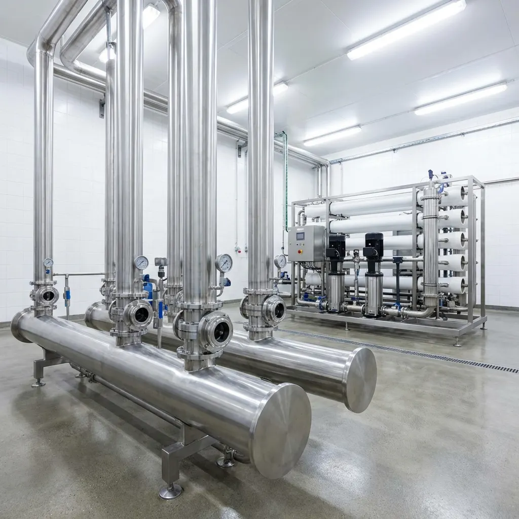 Water Bottling Plant Piping